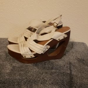 chunky wedge sandals